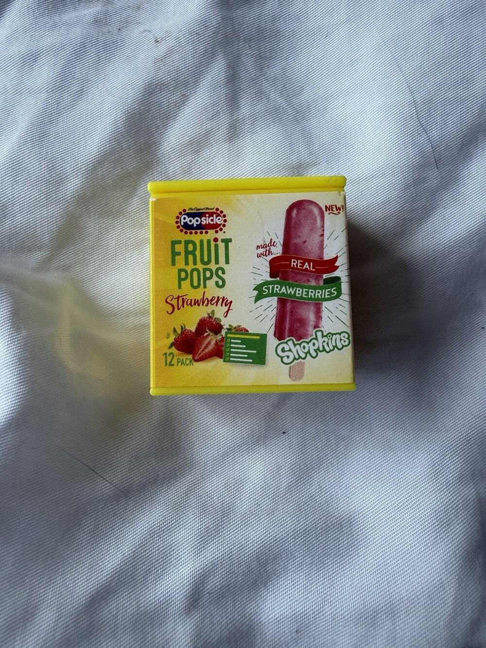 Shopkins Real Littles Mini Brands Popsicles Fruit Pops Strawberry
